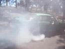 datsun 200b doing a skid