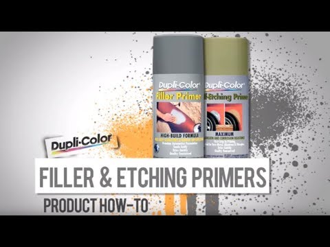 how to spray self etching primer