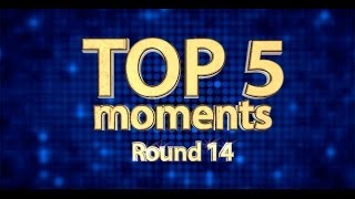 «Топ 5» ойын сәттерді раунд 14