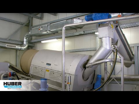 Video: HUBER Grit Treatment System RoSF 5 - grit recycling at WWTP Schwarzenberg