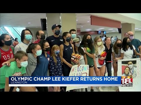 Olympic champ Lee Kiefer returns home