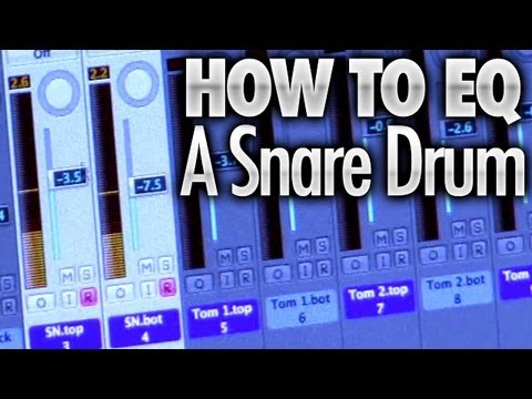 how to properly eq a snare drum