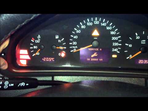 how to reset service mercedes a class