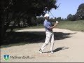 Zandergolf - high bunker shot