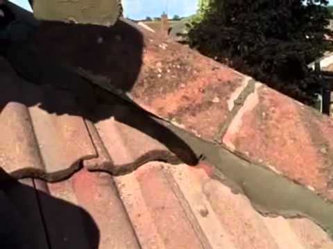 how to repair tile roof