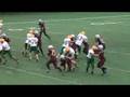 Watch #51 TE lay a kid out at the end of the play