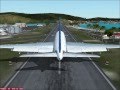 Flight Simulator 9 - Egypt Air Landing at Princess Juliana