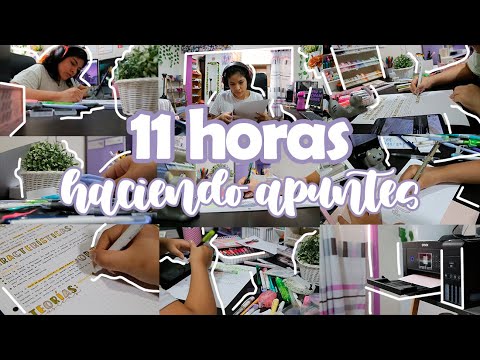 11 HORAS HACIENDO APUNTES✨ apuntes escolares, estructura + Haul StationeryPal 2022