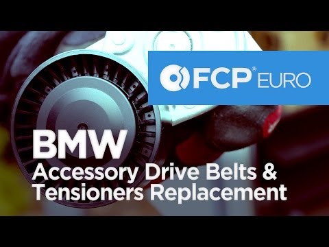 BMW Accessory Drive Belts and Tensioners Replacement (528i) FCP Euro