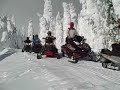 Family Snowmobile Ride to Whitefish Mtn. Ski Resort