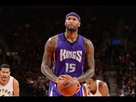 DeMarcus Cousins CRUSHES the Rim North of the border DeMarcus Cousins CRUSHES the Rim North of the border