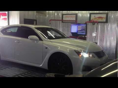 Lexus ISF Dyno after Header and Full exhaust install from Auto Science