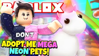 Making The First Ever Mega Neon Unicorn In Adopt Me New Adopt Me Mega Neons Update Roblox Minecraftvideos Tv