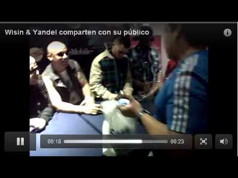 Wisin & Yandel In Store Los Vaqueros 2 @ Plaza America (2011)