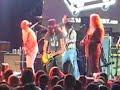 wayne kramer with mc5's kick out the jams.. with tom morello, slash and jerry cantrell also on guitar.. as part of road recovery 10th anniversary benefit concert at nokia theater in new york city