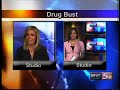 Michele Fralick Gives Live Report of Major Pot Bust
