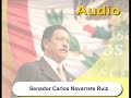051109/ Entrevista al Senador Carlos Navarrete Ruiz