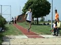 I participated in 7 of 10 disciplines in a decathlon in Austria. Six of them are here on the video. In shot put I had to throw with a heavier shot than normally used in my handicap class.