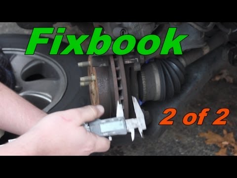 How to Replace Front Brakes Mazda Tribute 2 of 2