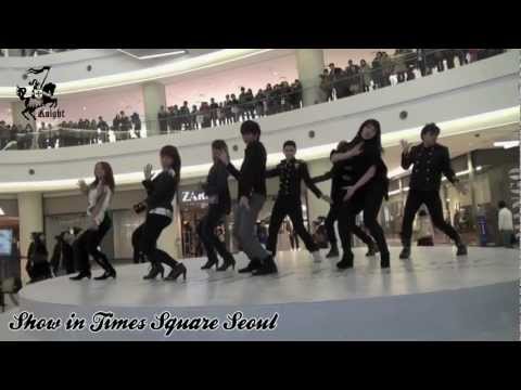 knight - 表演活動:韓國觀光公社邀約-觀光季表演比賽地點:韓國首爾時代廣場表演時間:2011年12月03日表演曲目:Mr.Simple(SUPER JUNIOR)The Boys(少女時代)GoodBye Baby(miss A) 表演團員:...