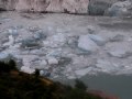 Iceberg calving from Glacier