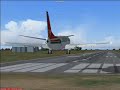 737-300 Virgin Nigeria landing at Lagos