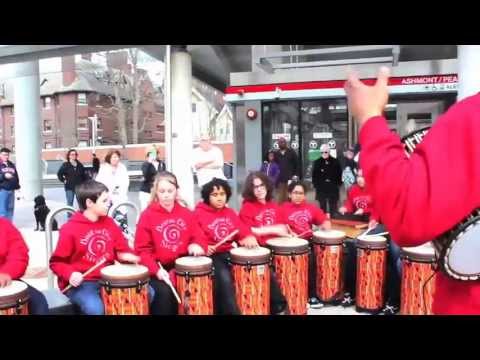 ExpressingBoston: World Rhythm Ensemble Flash Mob