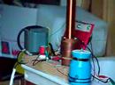 Small tesla coil test #1