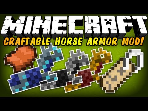 how to horse armor in minecraft