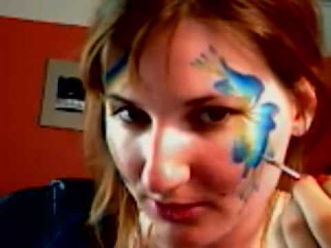 how to use diamond fx face paint