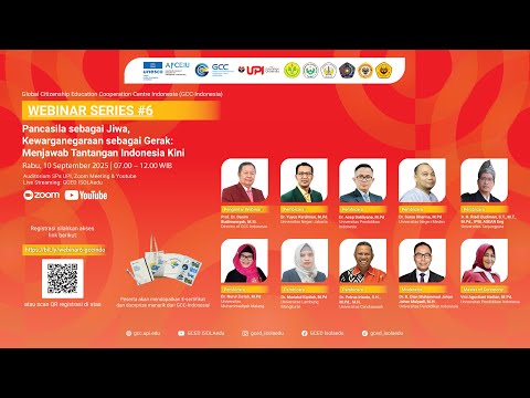 Webinar Series #6 - Pancasila sebagai Jiwa, Kewarganegaraan sebagai Gerak