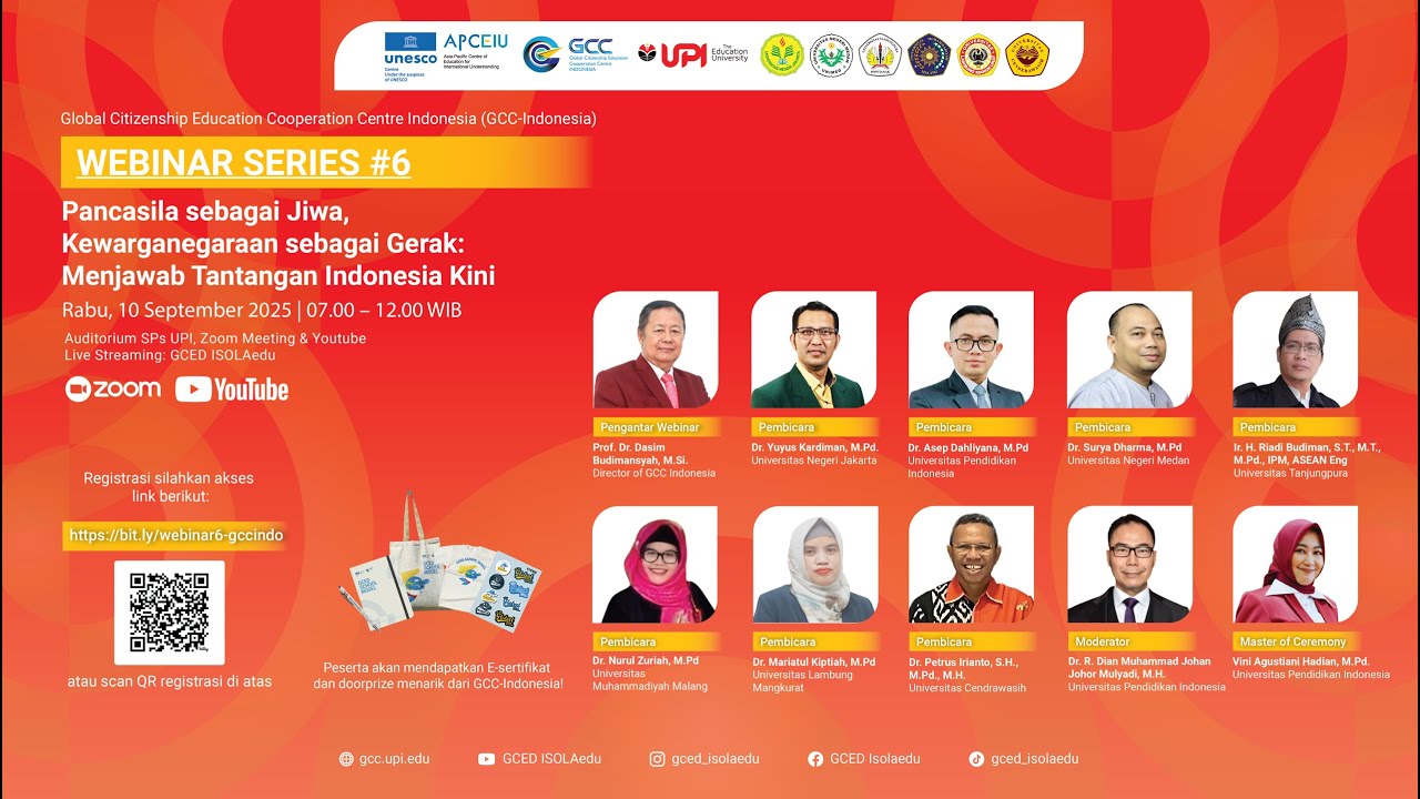 Webinar Series #6 - Pancasila sebagai Jiwa, Kewarganegaraan sebagai Gerak
