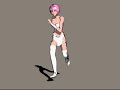 Aiko Cell-shaded Running in Poser