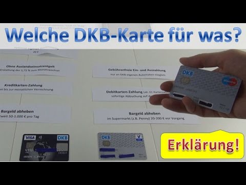 DKB Karten: Giro- oder Visa Card nutzen?