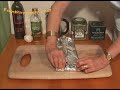 www.FoodPhysician.com This is a wonderful healthy eating tip cooking salmon fillets or salmon steaks by being baked in a parcel of aluminum foil. This foil baked salmon method is often called 