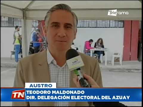 Segundo y último simulacro electoral en Azuay puso a prueba la capacidad operativa del CNE