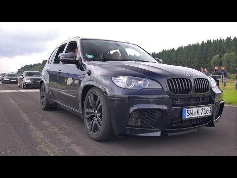 BMW X5M Megan Racing - Start up, Revs, Acceleration