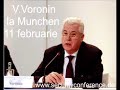 Discursul lui Vladimir Voronin de la Munchen