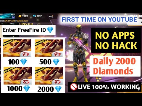 How To Get Free Diamond In Free Fire Id || Get Free Diamond All Bundles And Dj Alok Character..