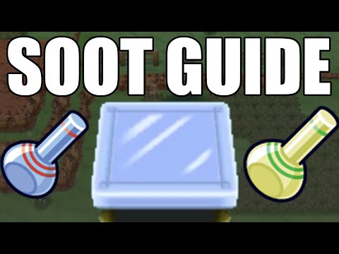 how to collect soot in pokemon alpha sapphire