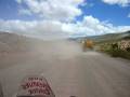 Erin as pilot, Chris as co-pilot, entering Patagonia