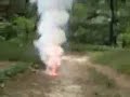 Smoke shell experiment