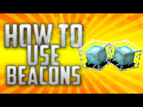 how to use the beacon in minecraft