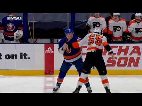 Ross Johnston Drops The Gloves With Samuel Morin