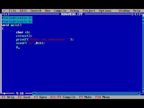 how to know the ascii value of a character in c