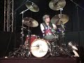 this is a part of the drum performance of christian vander at the 