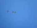 Aviones pasando por la 9 de Julio en el Dakar 2