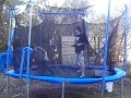 Scott Deforge & Jordan Vachon on trampoline broke trampoline