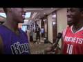 Jason Thompson interviews Donte Greene at Rookie Photo Shoot
