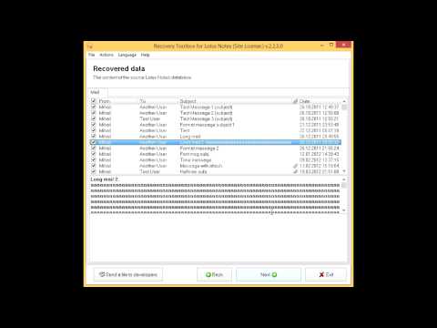Recovery Toolbox for Lotus Notes Manual